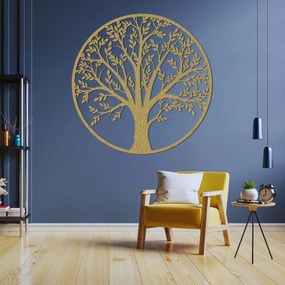 Moderený drevený strom života na stenu - elegantná farmárska dekorácia | SENTOP PR0217-akcia30