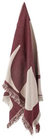 Bloomingville Prehoz z recyklovanej bavlny Olica Red 130 x 160 cm