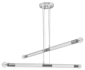 Luster na lanku BASTONE WHITE 4xE14/40W/230V