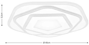 Brilagi - LED Stmievateľné stropné svietidlo MODERN LED/64W/230V 2700-6500K + DO