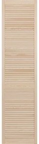Dvere lamelové 242,2x39,4 cm borovica