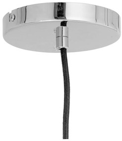 Biele závesné svietidlo s textilným tienidlom ø 21 cm Pica – Bloomingville