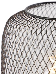 Moderná čierna stolová lampa - Bliss Mesh