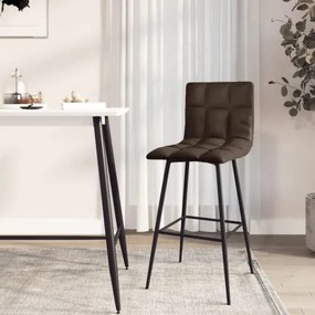 vidaXL Barová stolička sivá umelá koža-