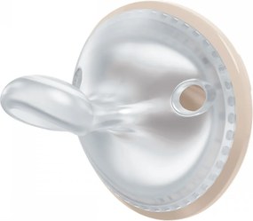 Cumlík NUK Perfect Match 0-6m 2 ks beige/red, vel. 0-6 m