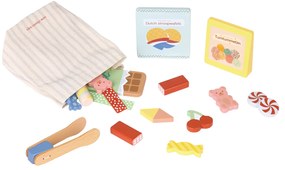 Drevená súprava - cukrovinky