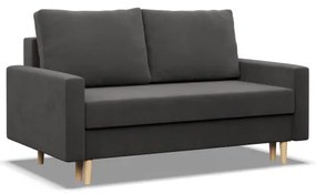 Dvojmiestna pohovka BLANK Comfort rozkladacia, sivá