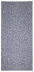 Vopi, Koberec behúň na mieru Astra svetlo šedá, šíre 80 cm, šedá, chodba / predsieň
