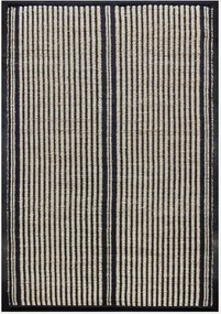 Ručne viazaný kusový koberec Elowen 116 Natural, 240x300, čierna, chodba / predsieň, Diamond Carpets India