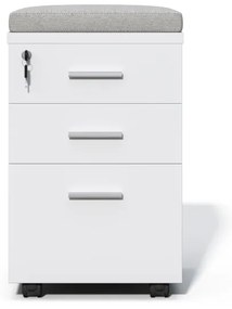 Pojazdný kancelársky kontajner Houseland Prime Soft 01 biely/sivý