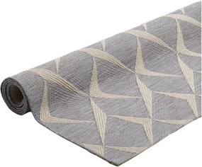 Vysokoodolný koberec vhodný do exteriéru Floorita Rete Silver, 130 x 190 cm