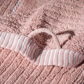 Froté osuška TEO púdrovo ružová 70 x 140 cm