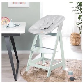 roba Detská vysoká stolička Born Up Zickzack 2 v 1 (mentolová)  (100366796)