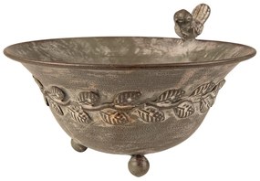 Hnedo-sivé krmítko pre vtáčiky - 20*17*12 cm