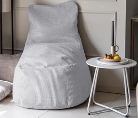 Sedací vak Modus, svetlo šedá štrukturovaná látka%
