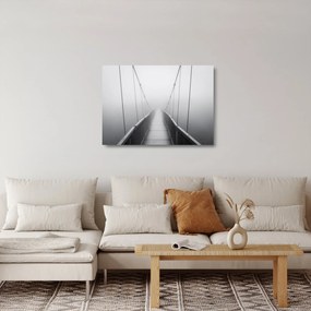 Sklenený obraz - Most do neznáma (70x50 cm)