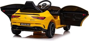LEAN CARS Mercedes CLA 45s AMG Yellow 4x4 Auto na batérie