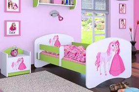 Detská posteľ bez šuplíku 140x70cm PRINCEZNA A KONÍK