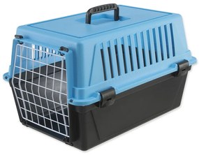 Čierna/svetlomodrá prepravka pre domáceho miláčika 37x58 cm Ferplast Atlas 20 – Plaček Pet Products