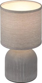Brilo - Stolová lampa INO 1xE14/10W/230V sivá