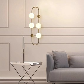 Toolight Toolight, nástenné svietidlo 4xG9 APP1139-1W, zlatá lesklá, OSW-14009