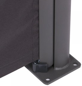 Bočná markíza Lovington - 180 x 300 cm, hliník antracit