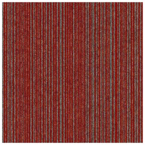 Tapibel Kobercový štvorec Coral Lines 60380-50 červeno-šedý - 50x50 cm