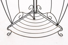 Kovová polica regál Irm - Bronzová