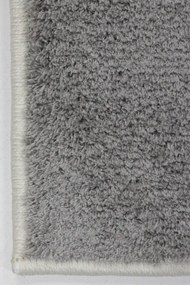 Detský koberec SLIM 6917 sivý / biely