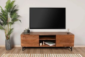 Dizajnový TV stolík Nafasi 150 cm vzor orech - Skladom na SK