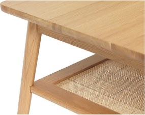 Konferenčný stolík s doskou v dubovom dekore v prírodnej farbe 60x120 cm Barrali – Unique Furniture
