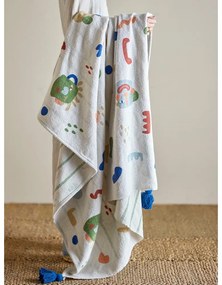 Krémová detská deka z recyklovanej bavlny 130x160 cm Sylvie – Bloomingville Mini