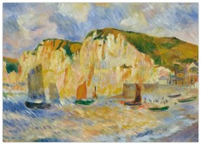 Obraz - Auguste Renoir, Sea and Cliffs, reprodukcia (70x50 cm)