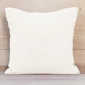 Biante Mušelínová obliečka na vankúš MSN-082 Krémovo biela 45 x 45 cm