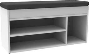 Biely botník Lopin tmavo šedý sedák