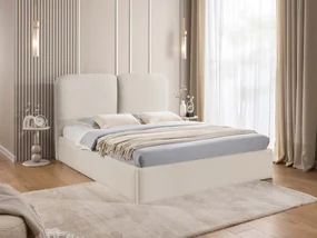 Čalúnená posteľ s úložným priestorom Liror, Rozmer postele: 160x200, Dostupné poťahy: Coral 65