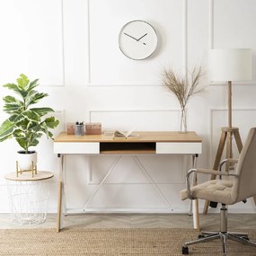 PROXIMA.store - Dizajnový písací stôl REA FARBA: biela