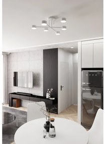 Prisadený luster HALO 6xGX53/10W/230V biela