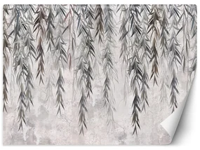 Gario Fototapeta Tropické rastliny v šedej farbe Materiál: Vliesová, Rozmery: 450 x 315 cm
