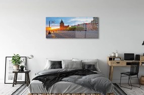 Obraz na akrylátovom skle Gdańsk staré mesto východ 120x60 cm