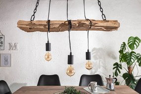 Priemyselná závesná lampa z masívu Barracuda 70cm