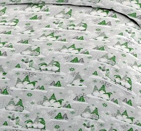 Bavlnené deluxe obliečky GONEL GREEN 140x200 cm