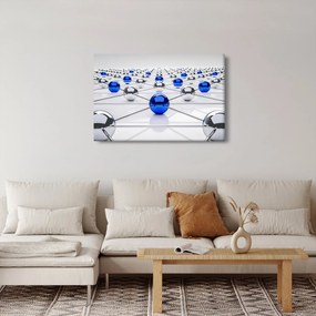 Obraz pospájaných guľou (90x60 cm)