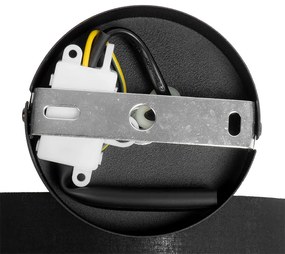 Moderná nástenná lampa čierna so zlatom - VT 1