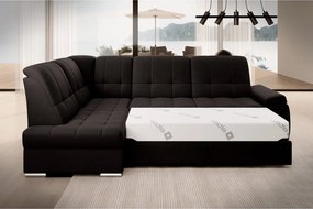 Hnedá rozkladacia/s úložným priestorom rohová pohovka (ľavý roh/do L) Sado – ELTAP