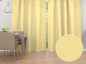 Biante Dekoračný záves - Paris TF-121 Svetlo žltý 150x250 cm