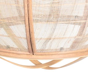 Orientálne závesné svietidlo hnedé 58 cm - Pascal