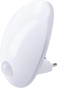 SOLIGHT LED nočné svetielko s pohybovým a svetelným sensorom 0,7W, 3000K, 230V