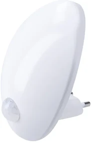 SOLIGHT LED nočné svetielko s pohybovým a svetelným sensorom 0,7W, 3000K, 230V