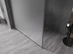 Mexen, Mexen Kioto-XF sprchová stena s rámom 50 x 202 cm, mráz 10 mm, pištoľový kov - 800-050-104-95-30-X